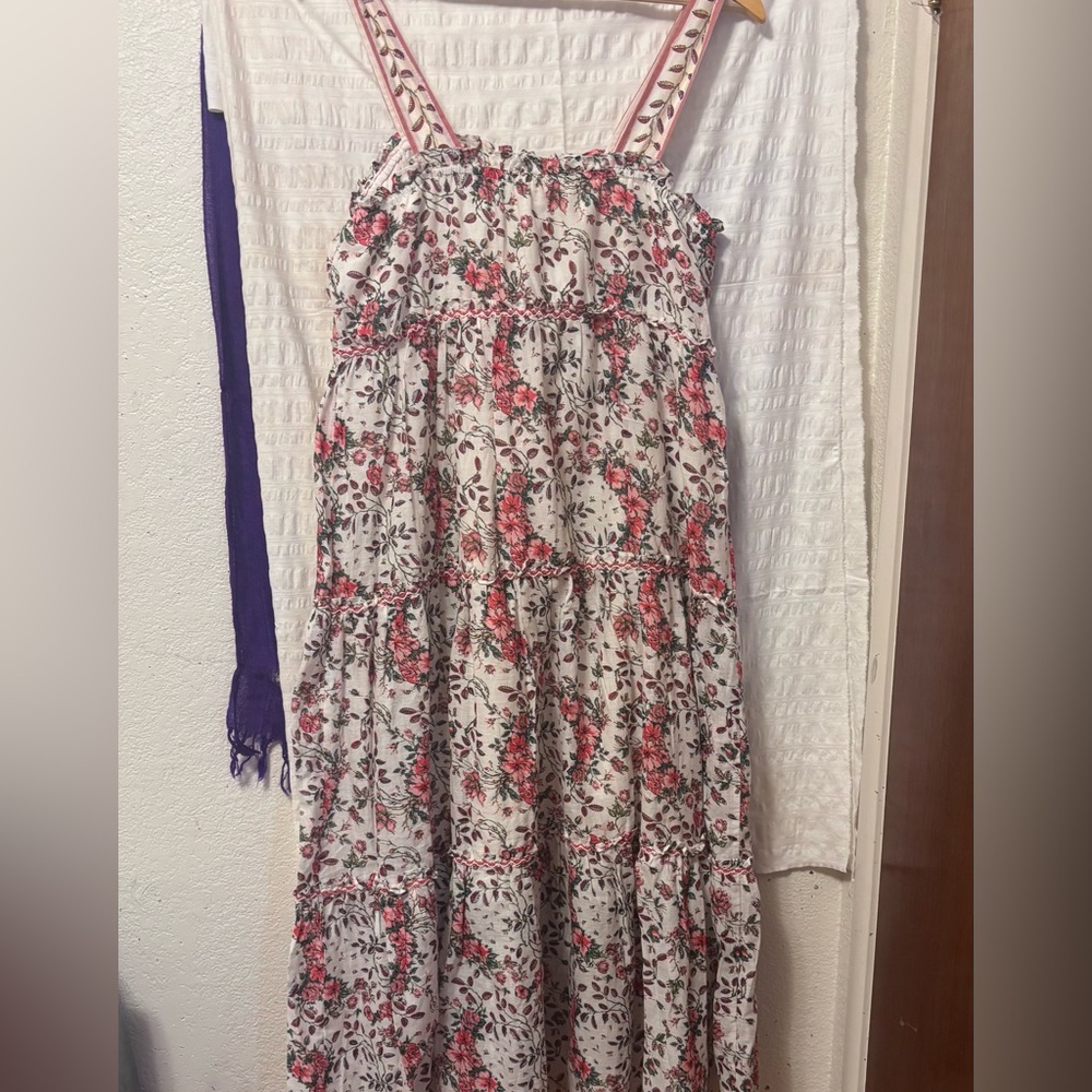 Max Studio Floral Maxi sleeveless Dress